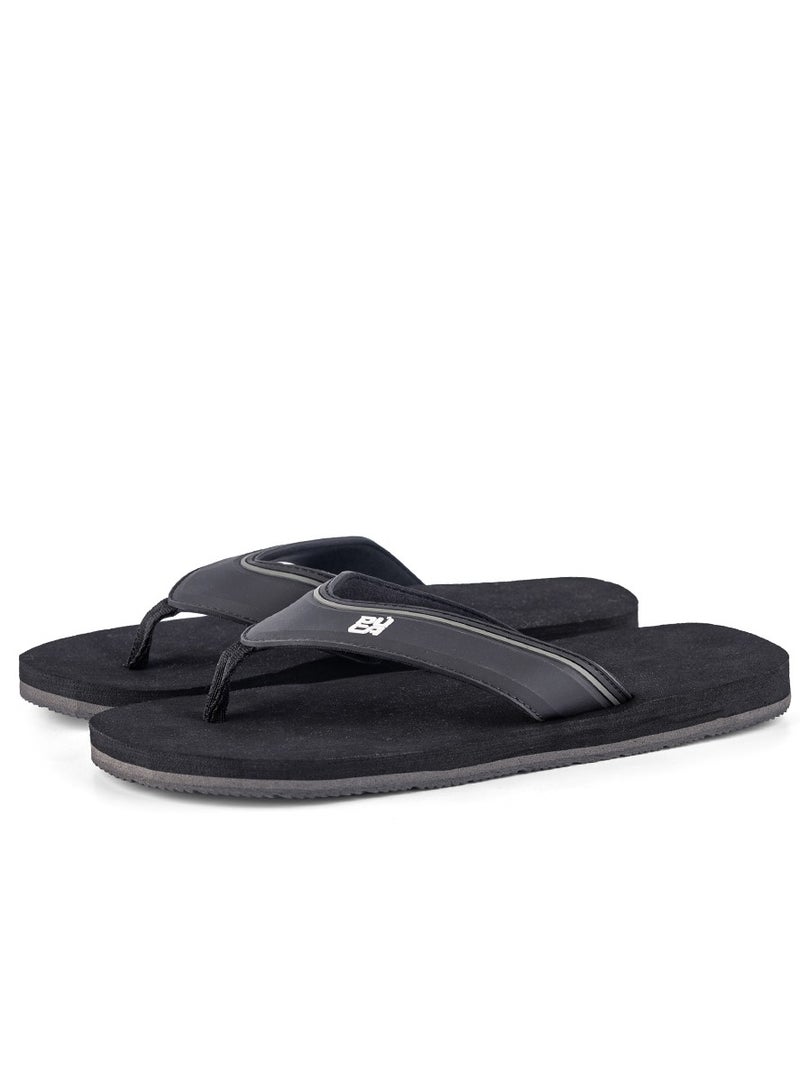 Puca Slippers For Men | Strong Grip and Comfortable slippers | Stylish Men's Slippers | Nuke Black - Image 2