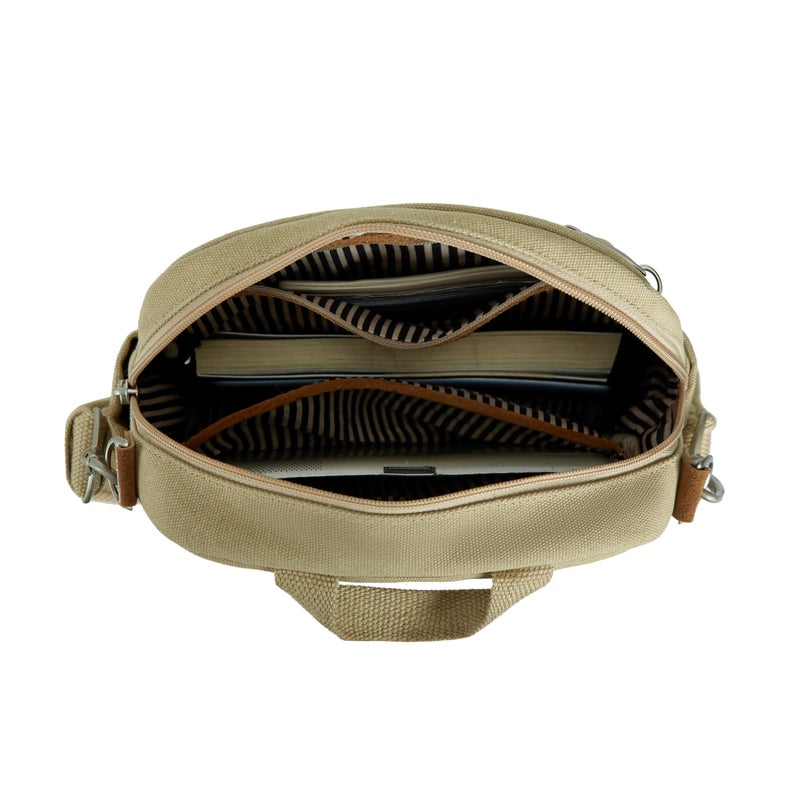 Travelon Anti-Theft Heritage Tour Bag, Natural - Image 3