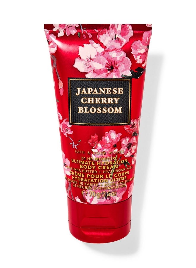 Bath & Body Works Japanese Cherry Blossom Travel Size Ultimate Hydration Body Cream 