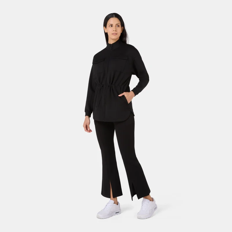 Sun And Sand Sports Black Women's Cargo Jacket for Women | Best Price UAE