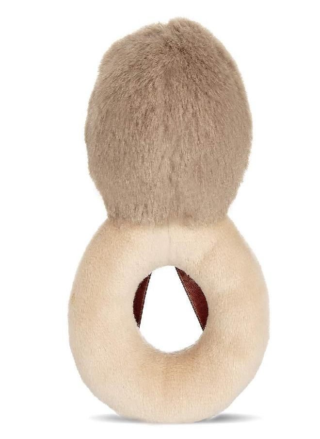 Bearington Collection Bearington Baby Lil' Speedster Plush Stuffed Animal Sloth Soft Ring Rattle, 5.5 Inch  - Image 3