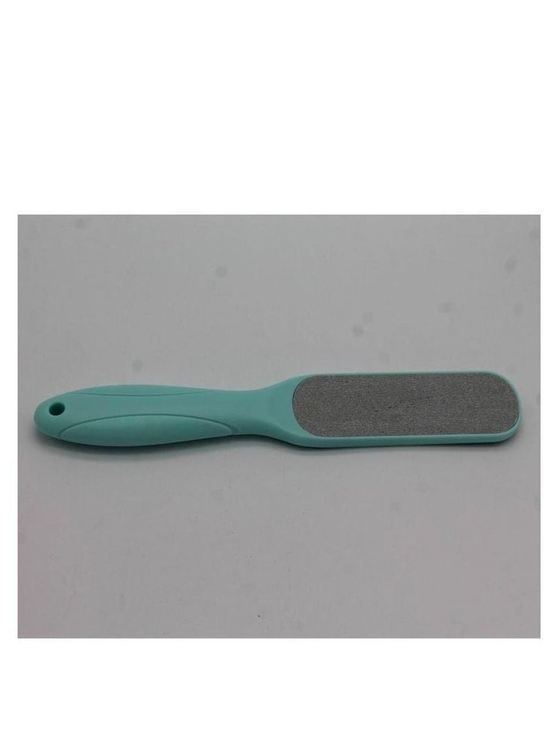 إحساس مبرد قدم بمقبض من البلاستيك رمادي/ أخضر - Image 1