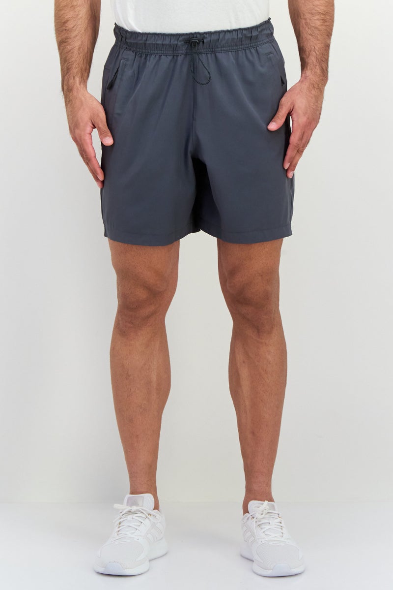 MOTION Men Sportswear Fit Training Shorts, Dark Grey  - Image 1