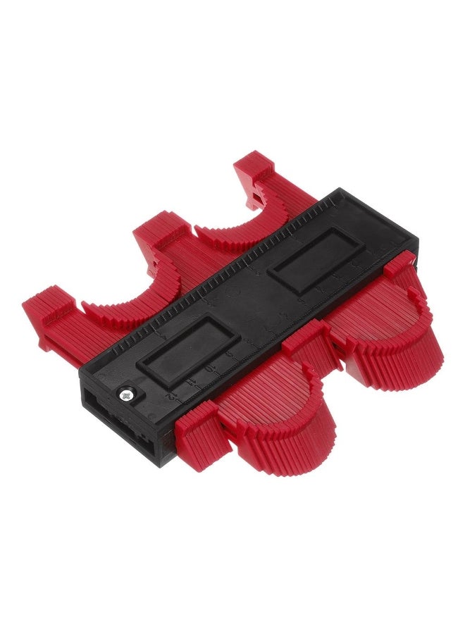 Professional 3D Angle Measuring Ruler Plastic Contour Gauge Duplicator Copy Irregular Shapes