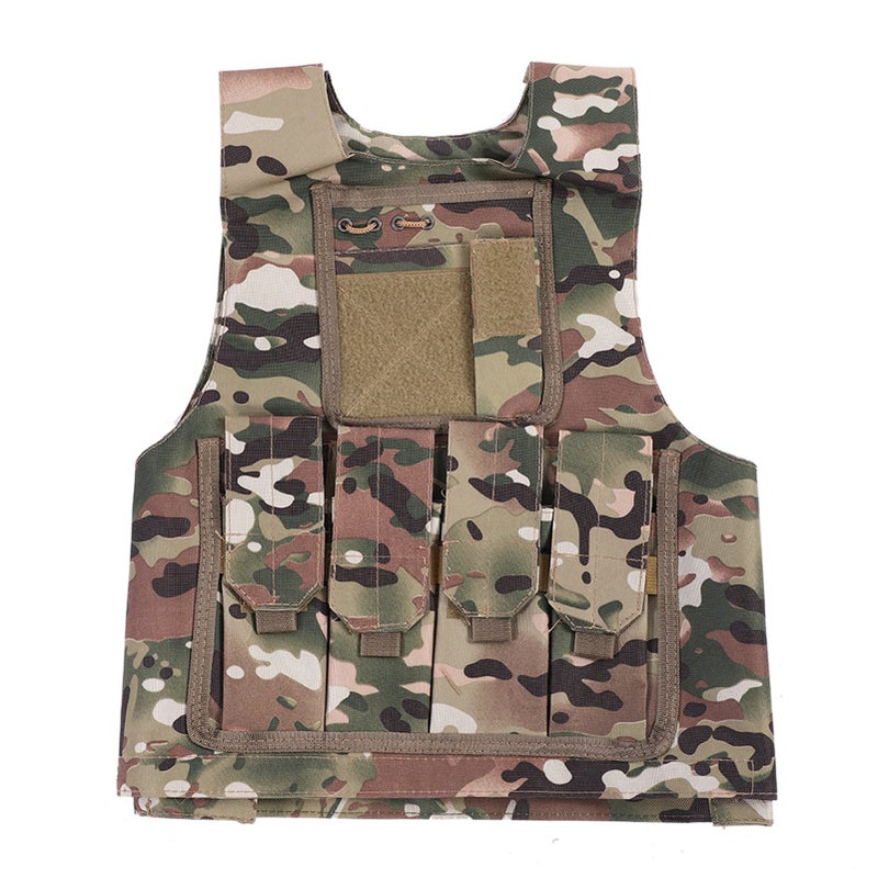 Children Kids Army Military Equipment Combat Game Camouflage Uniform Vest(CP Camouflage) - Image 3