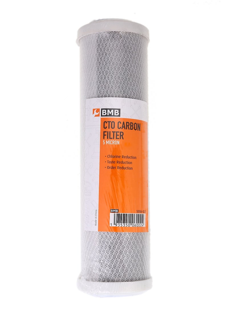 BMB tools - CTO Carbon Water Filter Replacement Filter 5 micron |Carbon Water Filter Cartridge Replacement for Home Under-Sink & Countertop Filtration System - Image 1