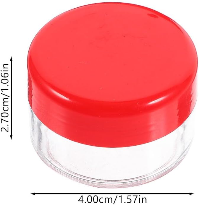 6pcs 20ml Small Travel Cream Jars with Lids Refillable Plastic Containers for Cosmetic Skincare Samples and Toiletries Storage - Image 2