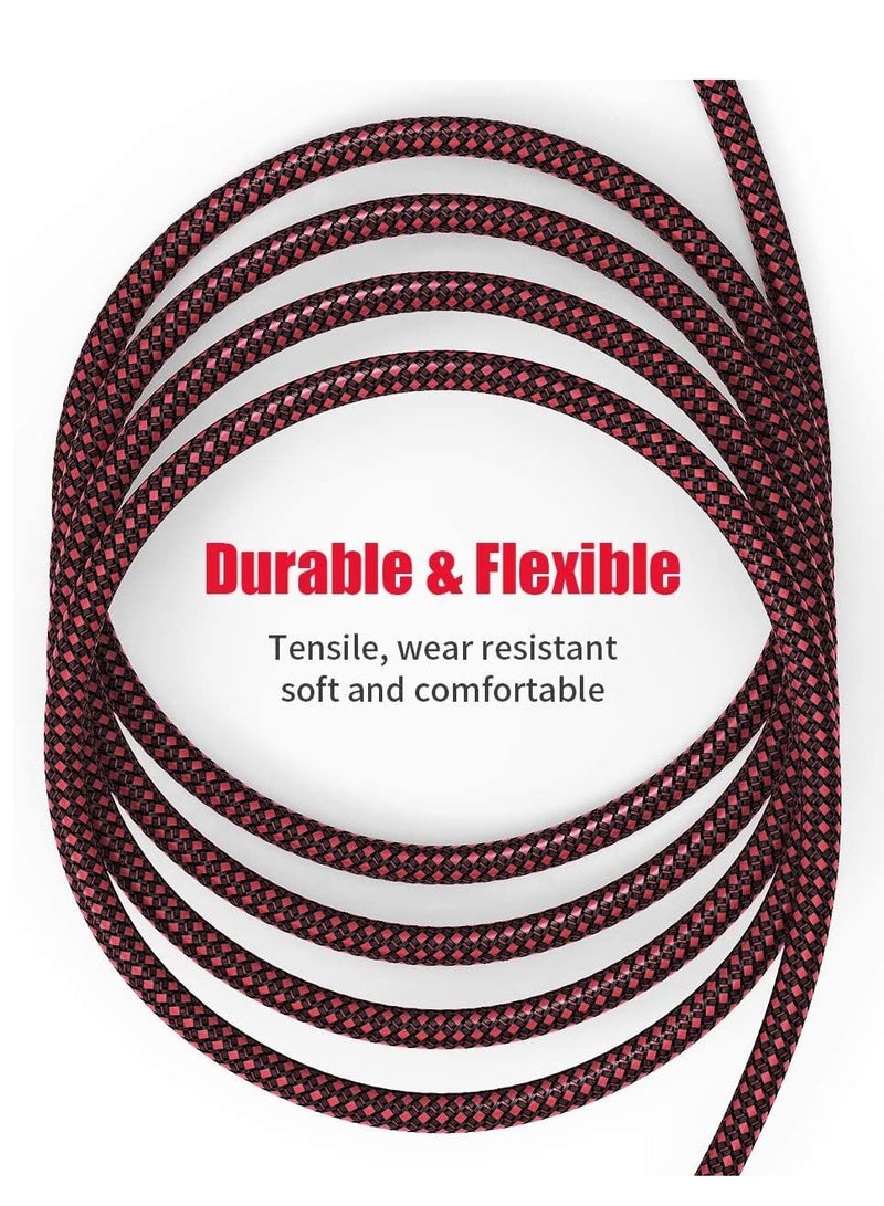 SYOSI Female to 1/4 TS Cable 10ft, Microphone Mono Jack, Nylon Braided 6.35mm Unbalanced for Dynamic Heavy Duty Mic - Image 3