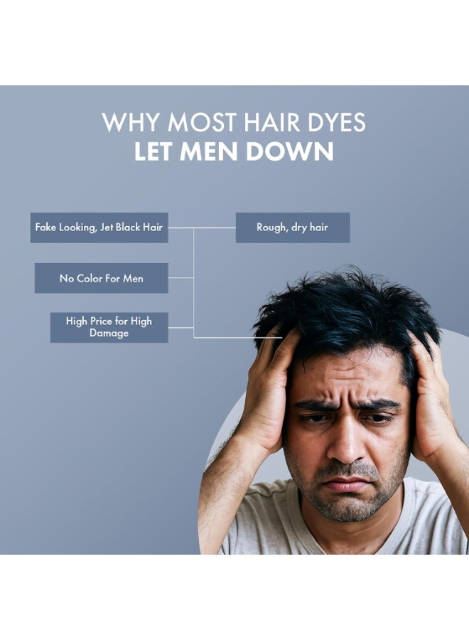 ThriveCo Permanent Natural Black Hair Color Creme Combo for Men & Women | Ammonia-Free, 100% Grey Coverage | Damage-Free, Long-Lasting Color with Hyaplex™ Bond Technology | 130ml + 70ml - Image 4