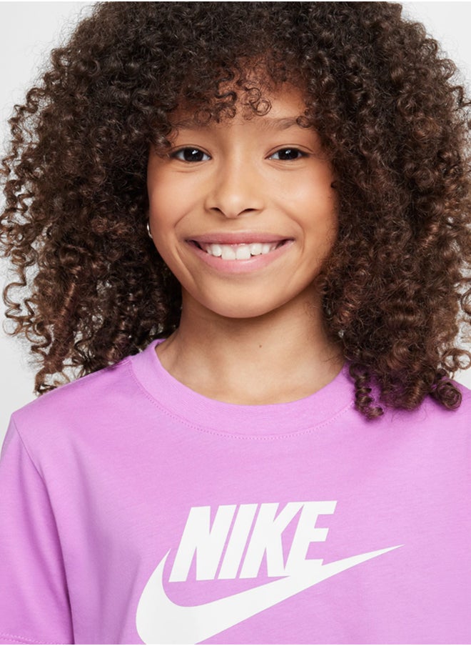 Nike G Nsw Tee Crop Futura Hbr  - Image 4