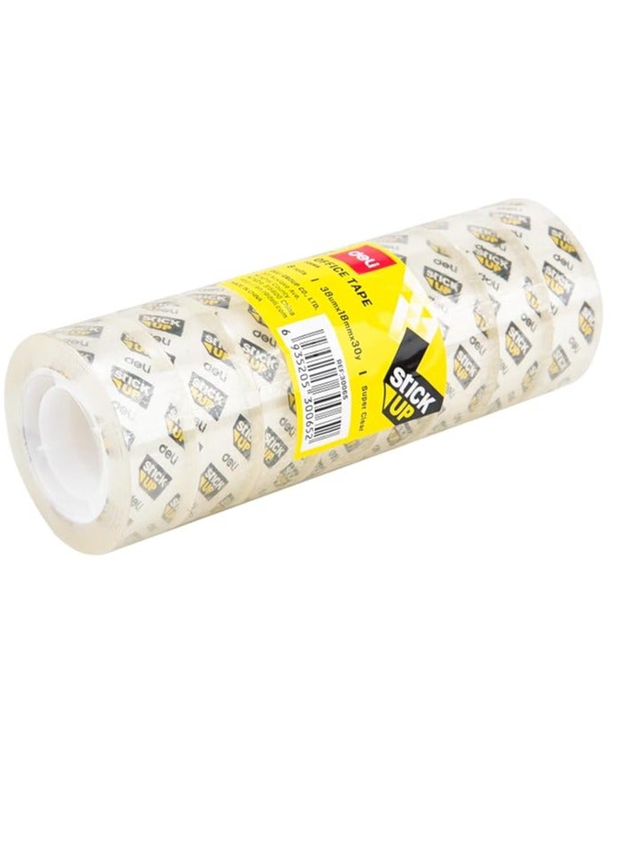 Deli 32-Piece Office Tape Set Clear - Image 2