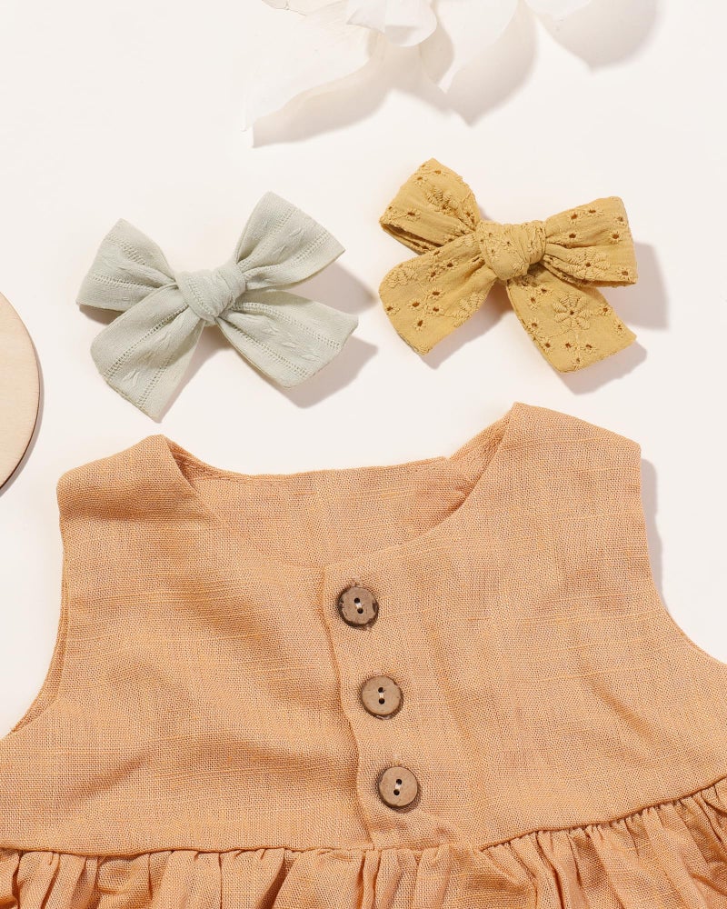 jollybows 20pcs Baby Girl Hair Bows Clips Fully Lined Barrettes Hair Accessories for Little Girls Toddler Kids Teens - Image 5