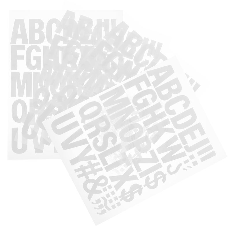 4 Sheets Iron On Letters: Diy Heat Transfer Letters For T-Shirts Iron-On Vinyl Alphabet Decals For Clothing Hats Bags Patches - Image 3