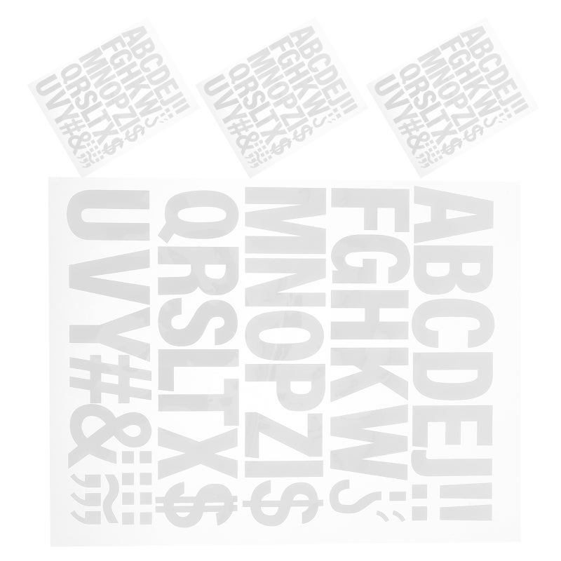 4 Sheets Iron On Letters: Diy Heat Transfer Letters For T-Shirts Iron-On Vinyl Alphabet Decals For Clothing Hats Bags Patches - Image 5