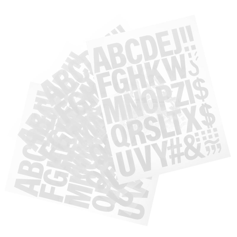 4 Sheets Iron On Letters: Diy Heat Transfer Letters For T-Shirts Iron-On Vinyl Alphabet Decals For Clothing Hats Bags Patches - Image 4