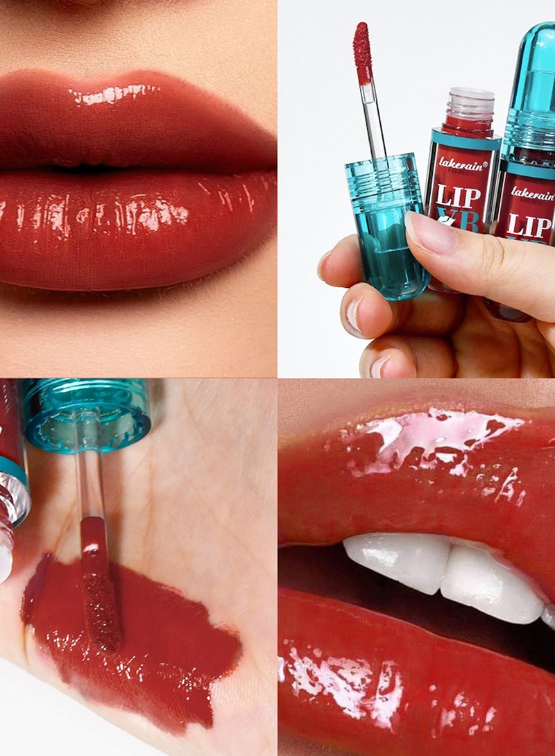 lakerain LIP VB Hydrating Gloss Stain – Lip Tint Gloss with 12HR Hydration Long-Lasting Moisture & Shine, Smooth Lip Stain with Glossy Finish, Non-Sticky, Rich Color for All Skin Tones (#3 BLUSH BUBBLE HUE) - Image 4