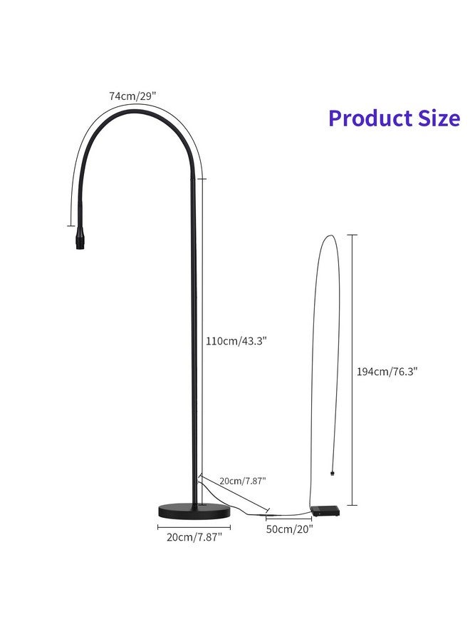 TopDirect TopDirect UV Lash Light for Eyelash Extensions - Curing UV Eyelash Glue, 5 W UV Lash Lamp 10 Eye Patch+ Goggles, Lash Light for Eyelash Tech Nail Tech with Foot Pedal Control, Adjustable Spot Size - Image 5