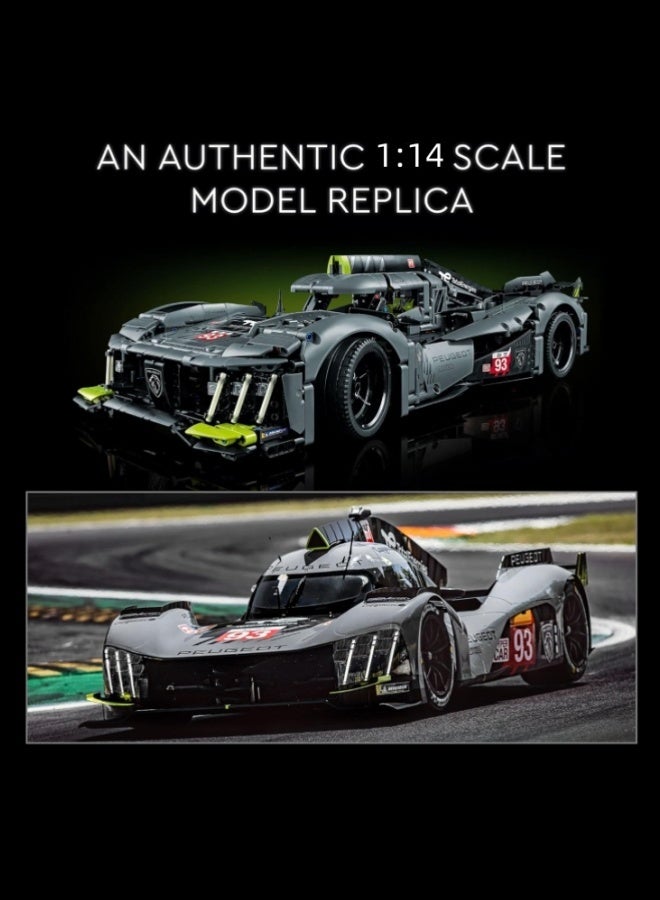 Compatible with 1:14 scale sports car building blocks (with pull-back system), mechanical group car models, and assembled small particle toys - Image 3