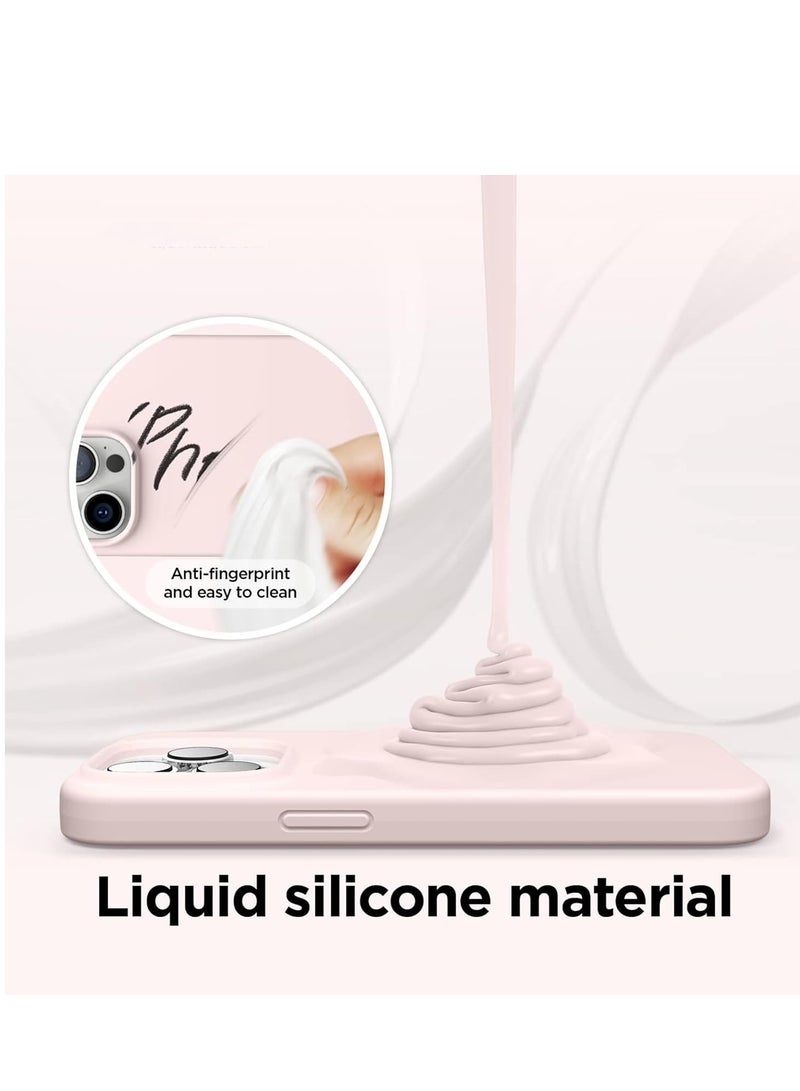 ELTRAZONE [3 in 1] for iPhone 15 Plus Case with 9H Tempered Glass Screen Protector, Premium Liquid Silicone Shockproof Protective Case,Slim Phone Cover for iPhone 15 Plus (2023) (iphone 15 Plus, Pink) - Image 4