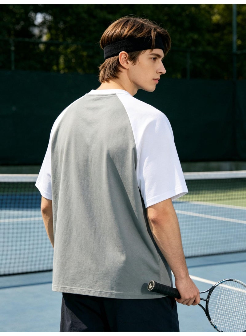 أوف-وايت OFF-WHITE Loose short-sleeved T-shirts for men and women with shoulder inserts in summer with contrast stitching. - Image 3
