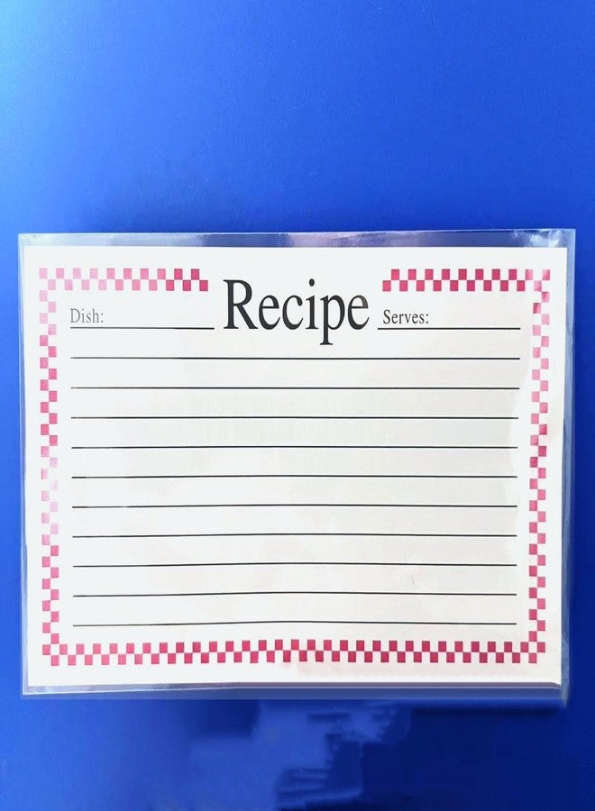 irtree Recipe Card Protectors, 3x5 Inches, Clear Plastic Sleeves, 100 Pack (3×5‘’) - Image 5