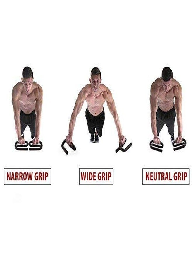 Grès GRS® SUPER_55 Push-up Bars - Strong Steel Pushup Stands,Chest Expander Resistance Pulling Tube, Skipping Rope & Gym Duffel Bag (Kit) - Image 3