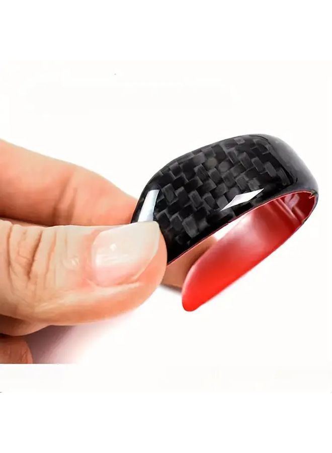YSK 5 5 Model 4PCS Car Door Edge Protectors Bumpers Handle And Mirror Guards Carbon Fiber Scratch Resistant - Image 4