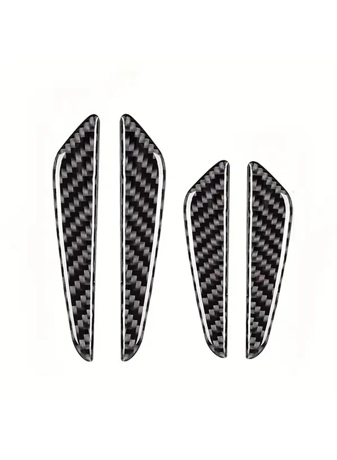 YSK 5 5 Model 4PCS Car Door Edge Protectors Bumpers Handle And Mirror Guards Carbon Fiber Scratch Resistant - Image 1