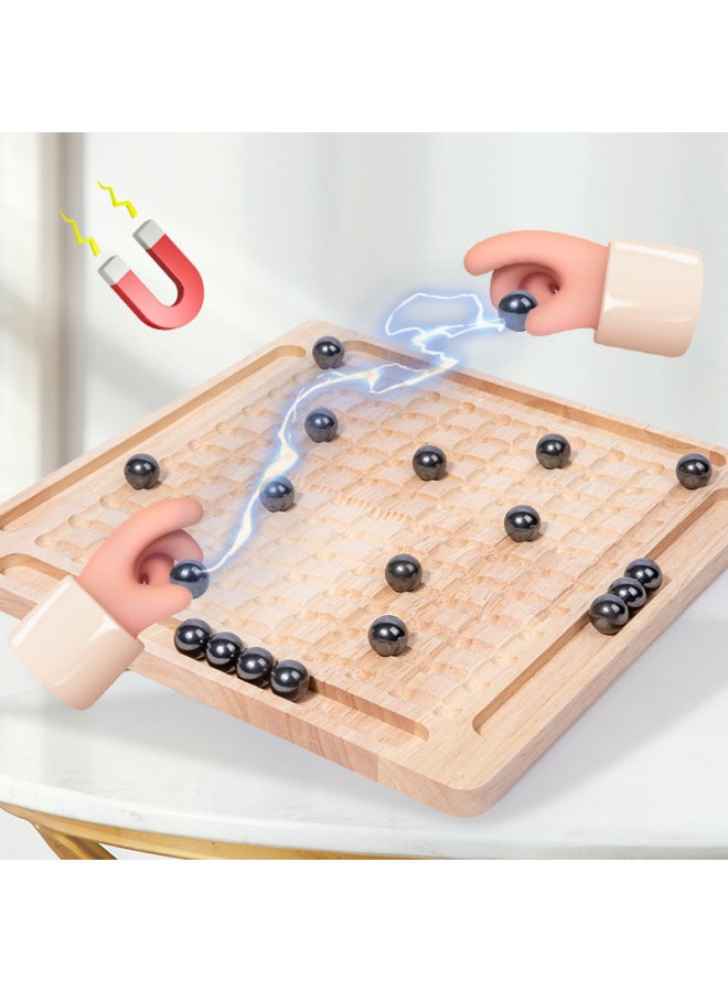 Thunder Magnetic Force For Battle Chess Fun Induction Chess Children's Desktop Concentration Game Magnet Toy Magnetic Magnet-Color:Magnetic Induction Chess With Thunder  - Image 1