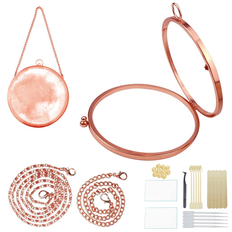 GDDP Resin Clutch Purse Mold Frame Accessories Metal Bag Frame for Resin Mold Purse RoseGold