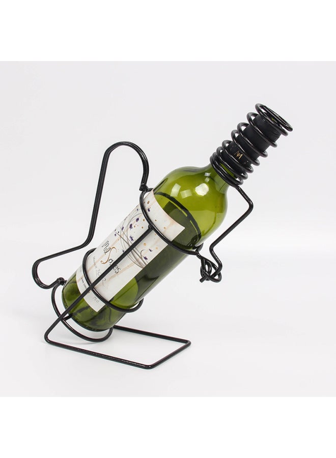 Metal Creative Intelligence Nine Link Ring Game Wine Bottle Opener Puzzle Toy Iron Material DIY Color Box Packaging-Color:2 - Image 1