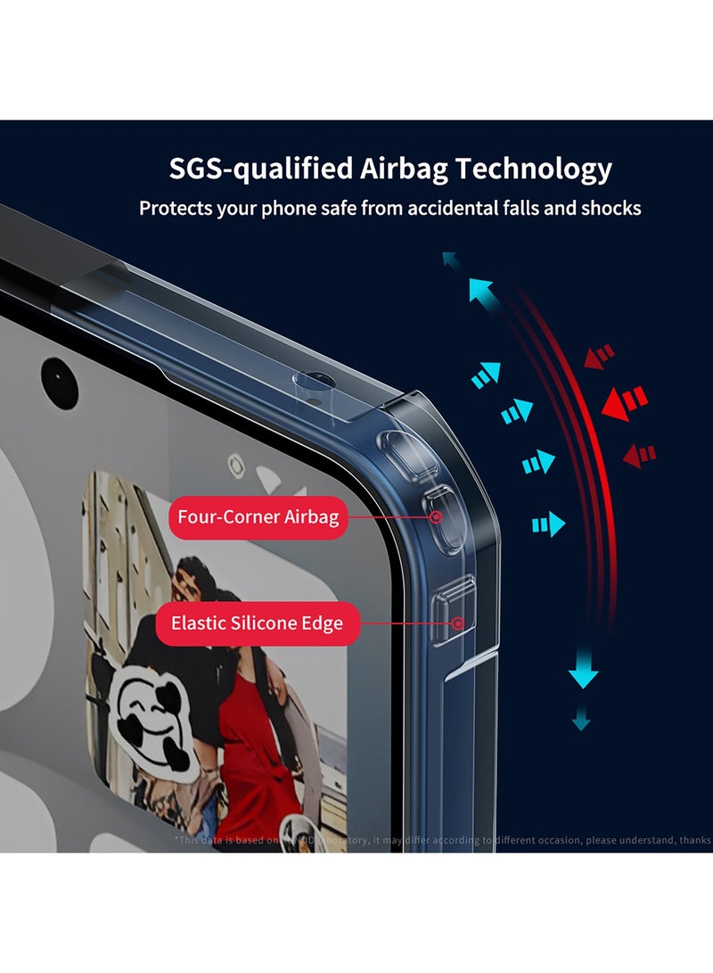 إكسوند غطاء حماية وهواوي شاشة لهاتف Nothing Phone 3a، حافة مبطنة من TPU+PC مقاومة للصدمات، تصميم نحيف ومضاد للاصفرار يوفر حماية فعّالة. - Image 5