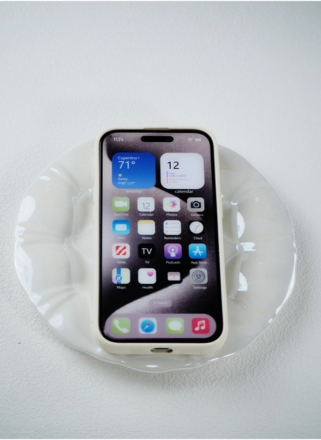 ShebSheb iPhone 14 Case, Premium Silicone with [Soft Anti-Scratch] Shockproof Protective Phone Case Cover  - Image 5