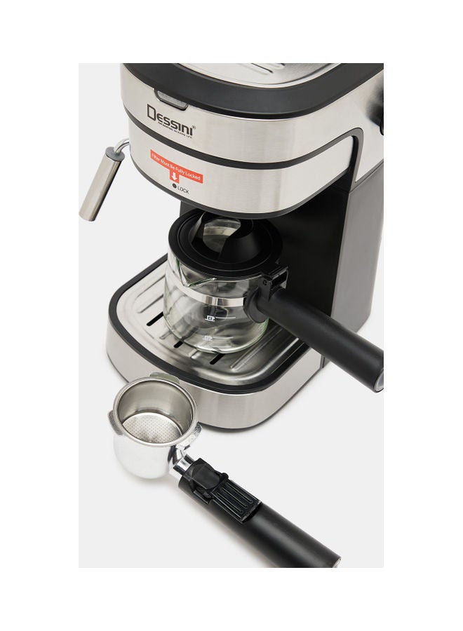 ديسيني ماكينة صنع قهوة إسبريسو بقوة ضغط 5 بارات طراز 400 240 ml 800 W espressomaker400 أسود/ فضي - Image 5