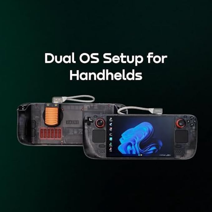 rayihni SAVEPOINT MINI GAMING SSD ENCLOSURE, PORTABLE CONSOLE M.2 2230 NVME ENCLOSURE CASE, MAGSAFE COMPATIBLE, CAPACITOR, 100W PASSTHROUGH, 10GBPS STORE FOR STEAM DECK, ROG ALLY, IPHONE, PC - Image 3