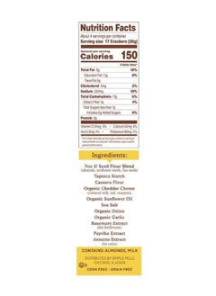 Simple Mills Almond Flour Crackers Farmhouse Cheddar 4.25 oz 120 g  - Image 2