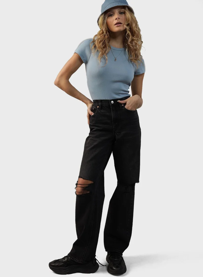 American Eagle High Leg Knitted Body