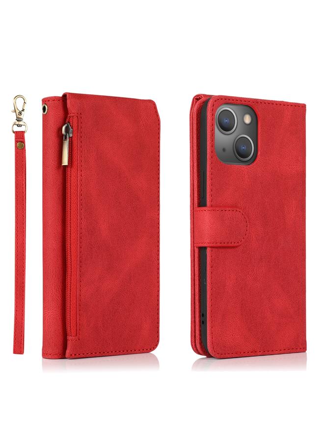 S-TOP Case For iPhone 14 Pro Zipper Wallet Bag Leather Case - Image 2