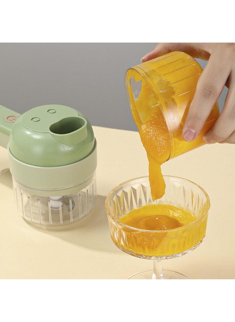 Denx Portable, Multi-Functional, Cordless, Rechargeable Electric Vegetable Slicer  - Image 5