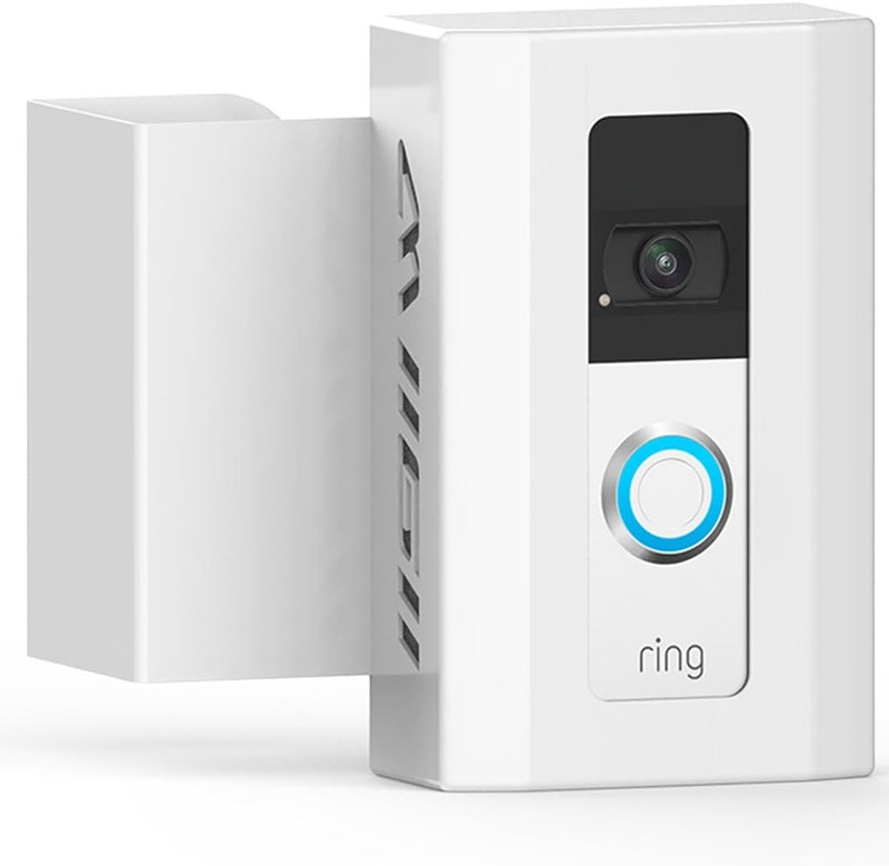 MIIGII Anti-Theft Doorbell Mount for Ring Doorbell 4/3/ 3 Plus/ 2/1, No Drill Adjustable Video Doorbell Cover Holder for Home Apartment Office Room, Waterproof Stainless Steel Aluminum Made - Image 1