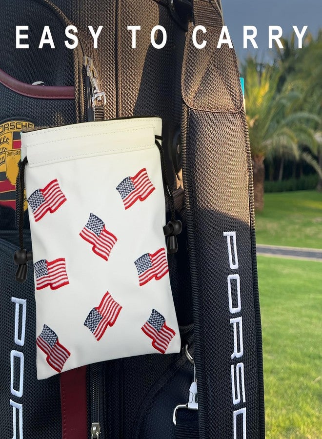 barudan golf حقيبة جولف فاخرة للرجال بتصميم وطني أمريكي، مزودة برباط - حقيبة جولف فاخرة من الجلد الصناعي - Image 3