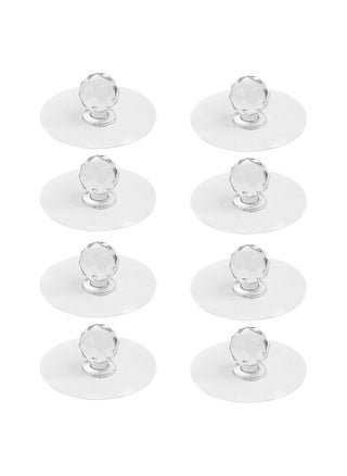 Clear Cabinet Drawer Knobs, Diamond Crystal Shaped Pulls Handles Acrylic Self Adhesive Door Drawer Knobs for Wardrobe Kitchen Cupboard Bathroom  8 Pcs - pzsku/Z40E1989E9C655570128DZ/45/_/1697425072/d5f2dda4-fc90-400c-9e78-3e75e8658e9c