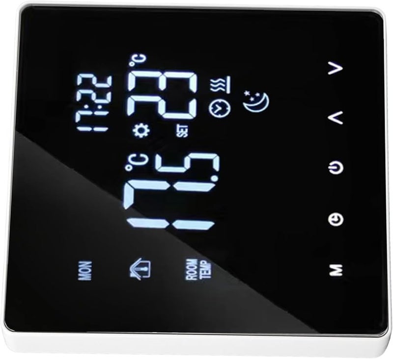 4400W LCD Touch Screen Temperature Controller Thermostat Size 2 for Hotel Villa Apartment Office - Image 5