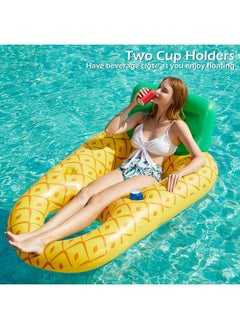 Jasonwell Inflatable Pool Float Adult - Pool Floaties Lounger Floats Raft Floating Chair Water Floaties For Swimming Pool Lake Lounge Float With Cup Holders Beach Pool Party Toys For Adults  - Image 3