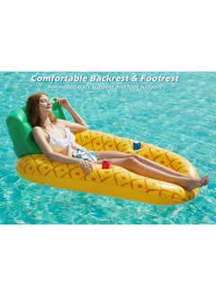 Jasonwell Inflatable Pool Float Adult - Pool Floaties Lounger Floats Raft Floating Chair Water Floaties For Swimming Pool Lake Lounge Float With Cup Holders Beach Pool Party Toys For Adults  - Image 2