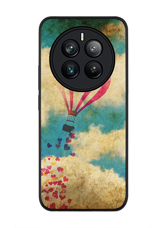 Stylizedd حافظة حواف سوداء متينة لهاتف Realme 12 Pro / Realme 12 Pro Plus 5G، حافظة مرنة رقيقة من TPU جل - نشر الحب - Image 1