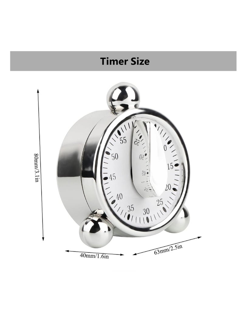 SYOSI - SYOSI Kitchen Timer, Wind-Up Mechanical Countdown Timer Countdown Clock 1 Hour Timer for Classroom Teaching Homework Games Cooking Office Meeting - Image 1