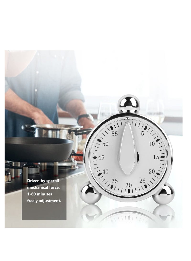 SYOSI - SYOSI Kitchen Timer, Wind-Up Mechanical Countdown Timer Countdown Clock 1 Hour Timer for Classroom Teaching Homework Games Cooking Office Meeting - Image 1