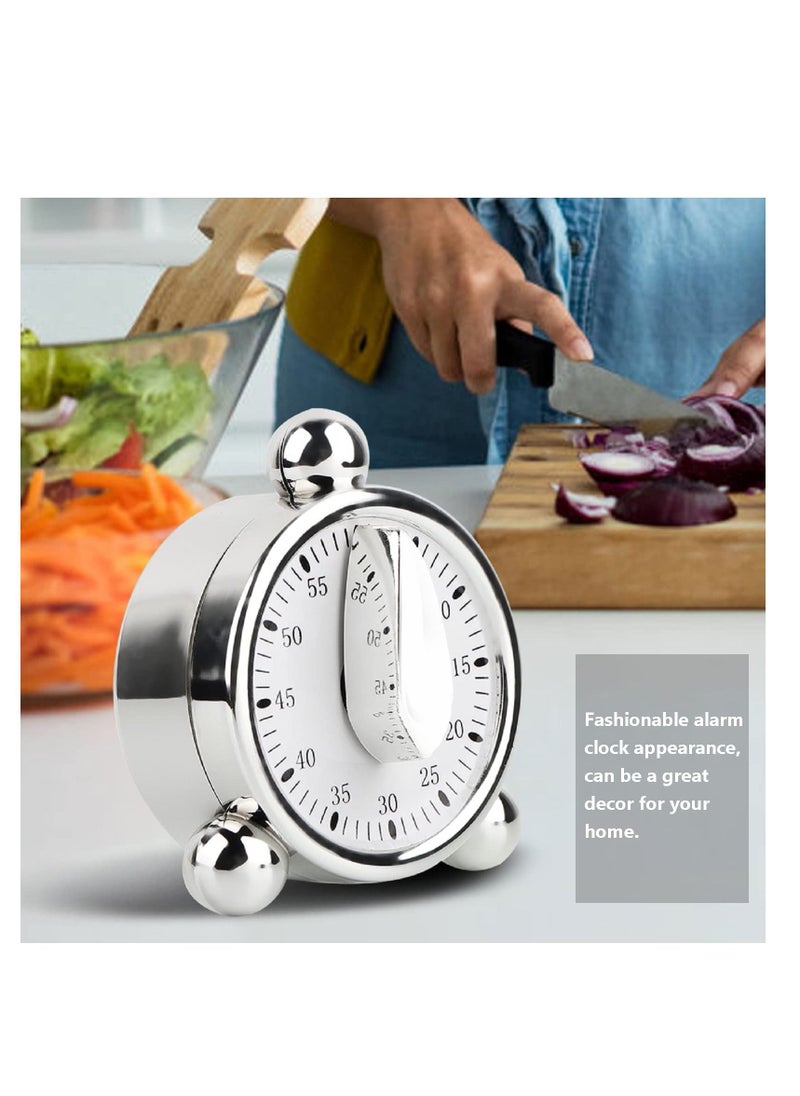 SYOSI - SYOSI Kitchen Timer, Wind-Up Mechanical Countdown Timer Countdown Clock 1 Hour Timer for Classroom Teaching Homework Games Cooking Office Meeting - Image 1
