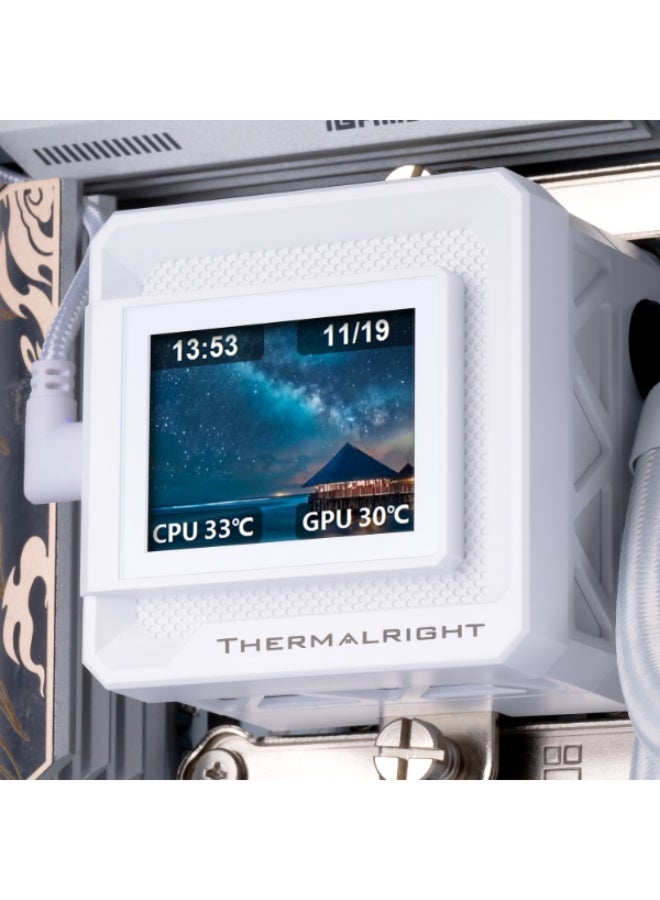 ثيرمالرايت مبرد مائي ثيرمال رايت فورزين ورفريم اصدر SE بشاشة حجم 2 بوصة ARGB لون أبيض - Image 5